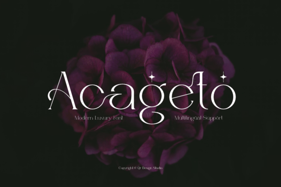 Acageto Font: Elevating Handmade Branding