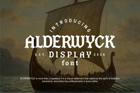 Alderwyck: A Timeless Display Font for Makers