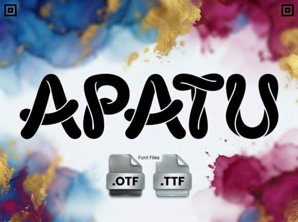 Apatu: A Decorative Typeface for Editorial Design