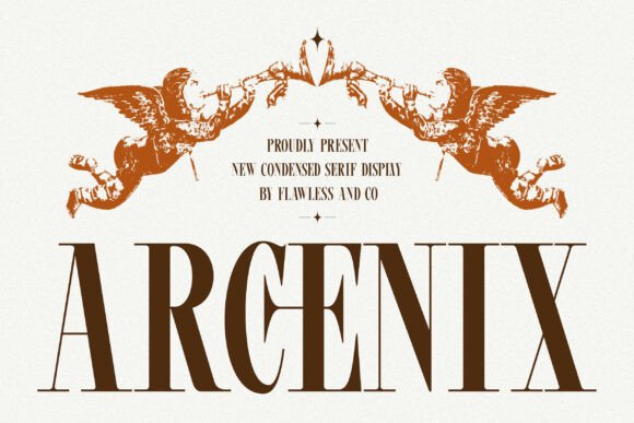 Arcenix: The Modern Condensed Serif Typeface for Bold Branding