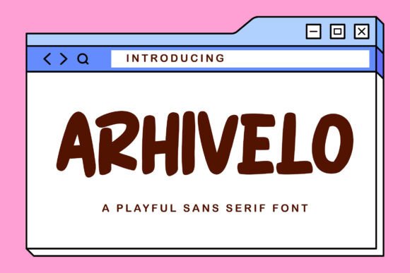 Arhivelo Typeface for Modern Web Design