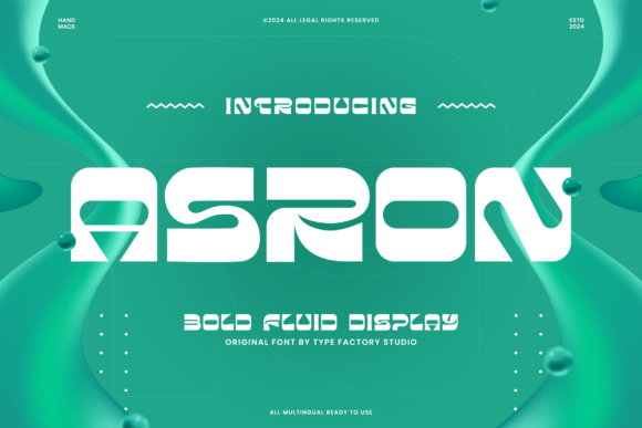 Asron Font Review for Bold Campaign Design