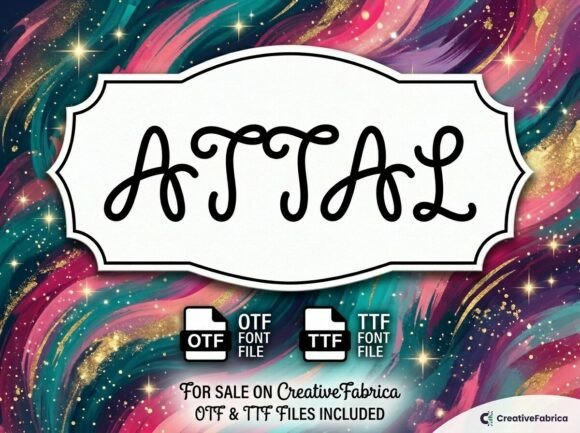 Attal: A Decorative Typeface for Bold Branding
