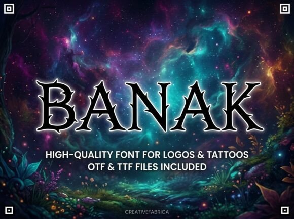 Banak Font Review: A Bold Decorative Typeface for Branding
