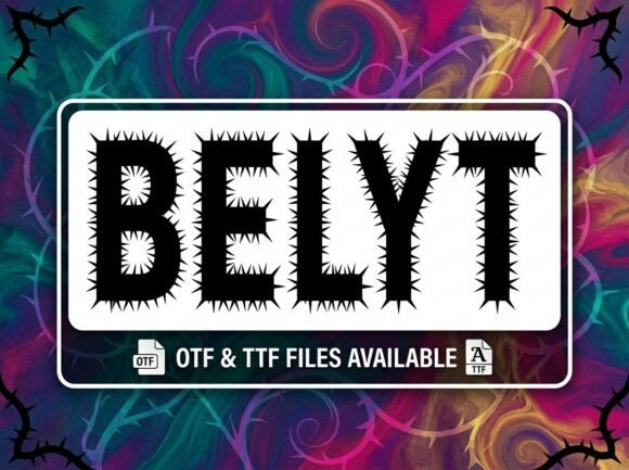 Belyt Typeface for Editorial Design