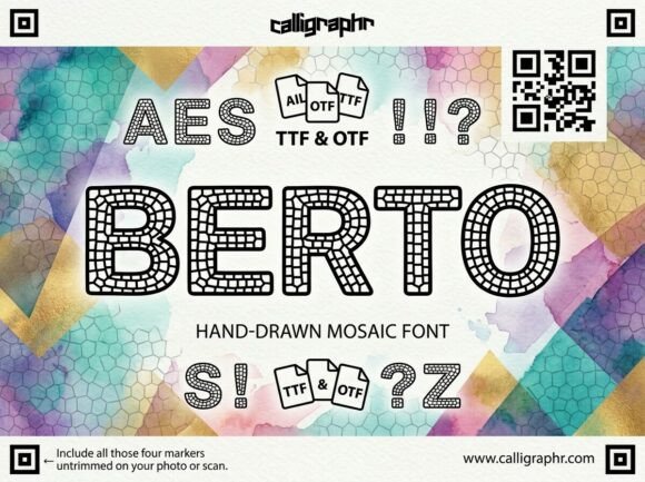 Berto Typeface for Editorial Design