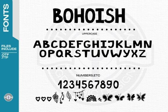 Bohoish: A Playful Display Font for Editorial Design