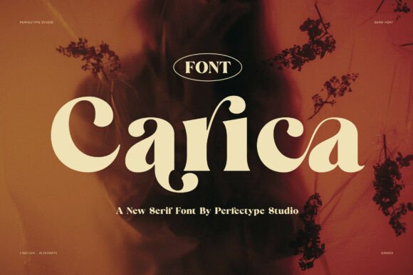 Carica Font: Bold Serif for Modern Campaigns