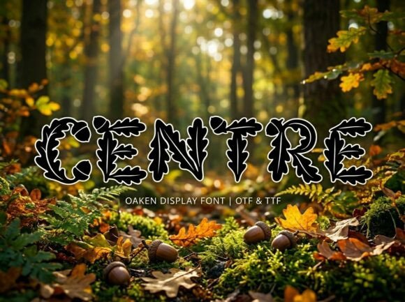 Centr Font: A Bold Decorative Choice for Modern Design