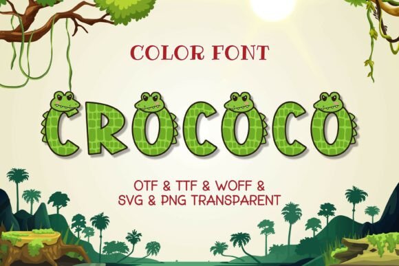 Crococo: The Playful Color Font for Crafters