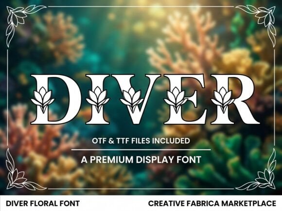 Diver Typeface: Elegant Serif for Editorial Design