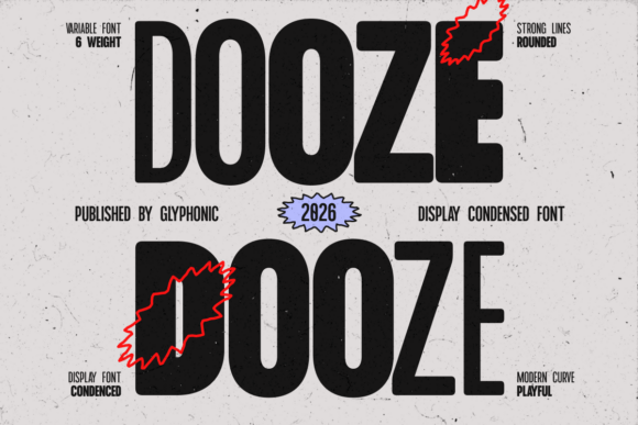 Dooze Typeface for Modern Editorial Design