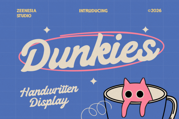 Dunkies: A Warm Script Handwritten Font for Branding