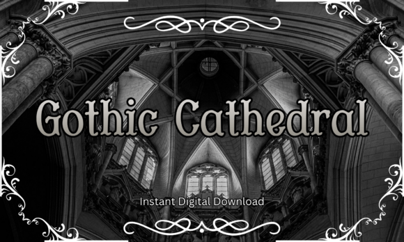 Gothic Cathedral Font for Elegant Editorial Design