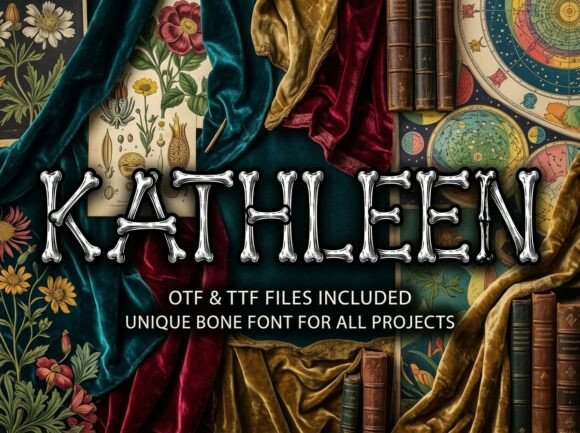 Kathleen: A Decorative Font for Bold Branding
