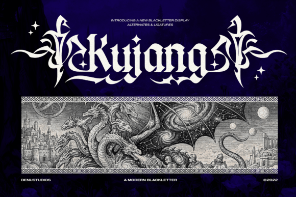 Kujang Typeface for Bold Campaign Design