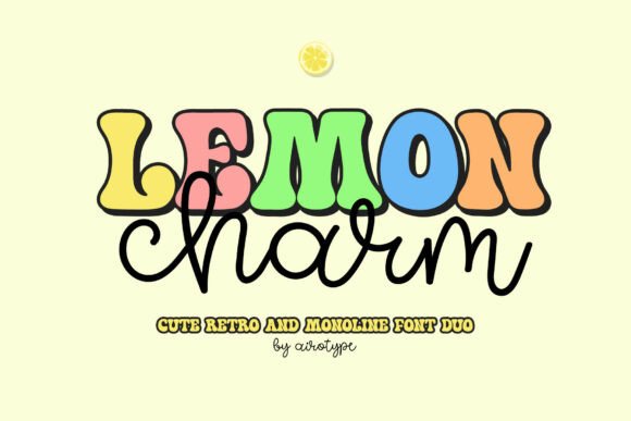 Lemon Charm: A Playful Script Handwritten Font Duo