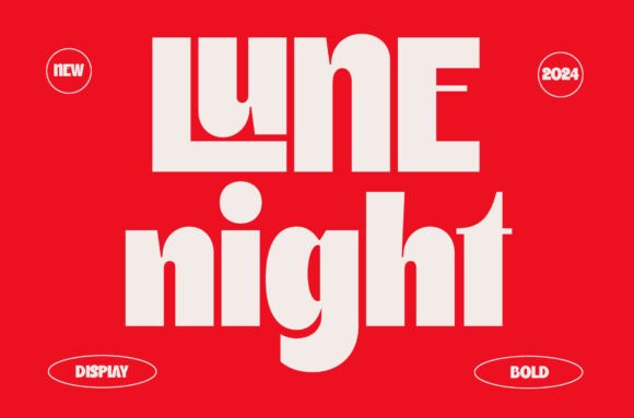 Lune Night: The Bold Display Font for High-Impact Campaigns
