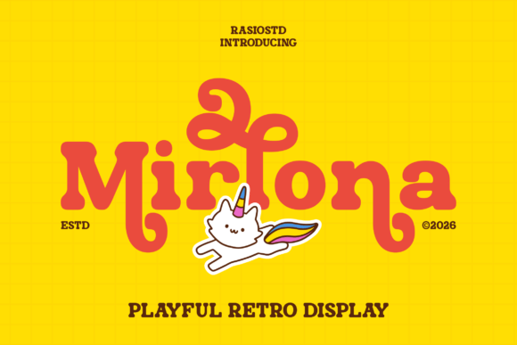 Mirlona: The Retro Serif Font for Bold Branding