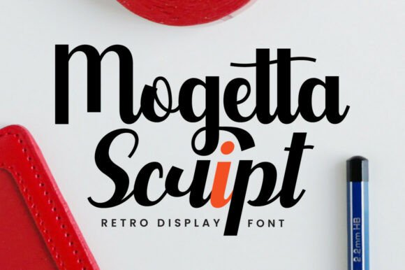 Mogetta Script: The Retro Typeface for Bold Headlines
