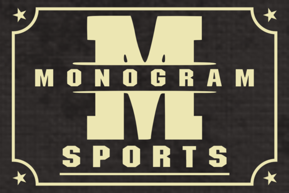 Monogram Sports Typeface for Bold Editorial Design