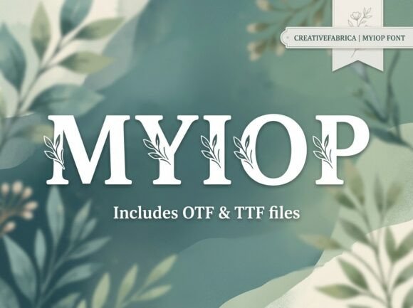 Myiop Typeface for Bold Campaign Headlines