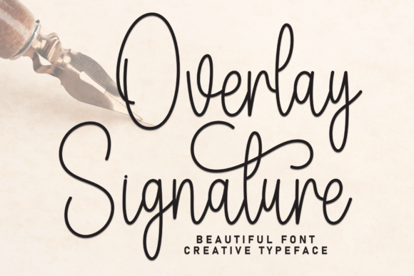 Overlay Signature: The Elegant Typeface for Branding