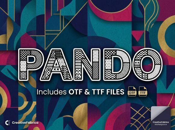 Pando: A Rhythmic Display Typeface for Bold Branding