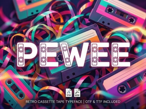 Pewee: The Ultimate Decorative Display Font for Marketers