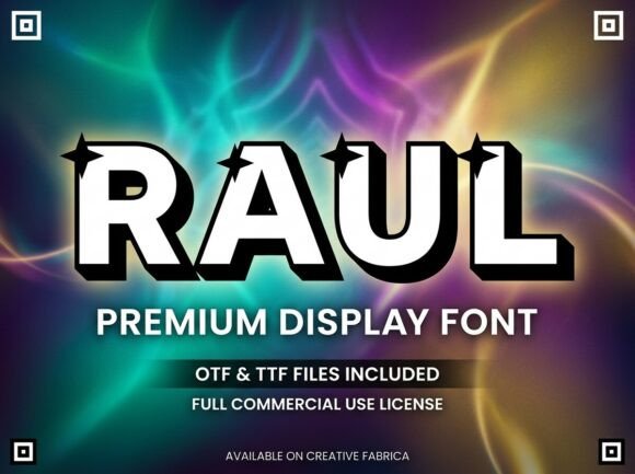 Raul: A Premium Decorative Font for Branding