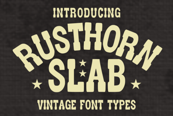 Rusthorn Slab Typeface for Editorial Design