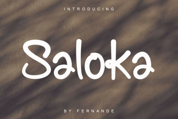 Saloka: The Quirky Hand-Drawn Display Font for Marketers