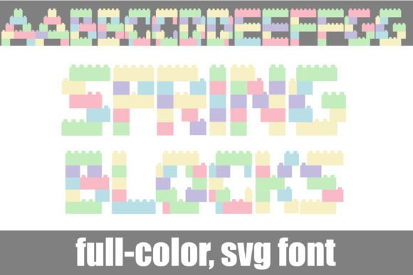 Spring Blocks: A Playful Typeface for Modern Brands