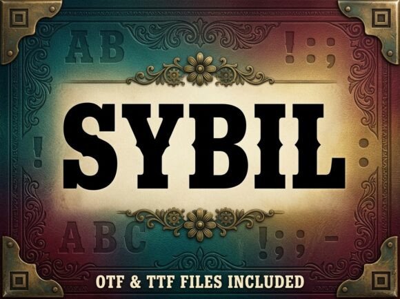 Sybil: A Decorative Font for Standout Designs