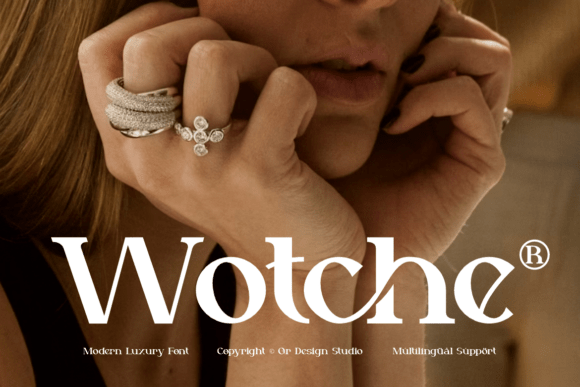 Wotche Typeface for Editorial Design