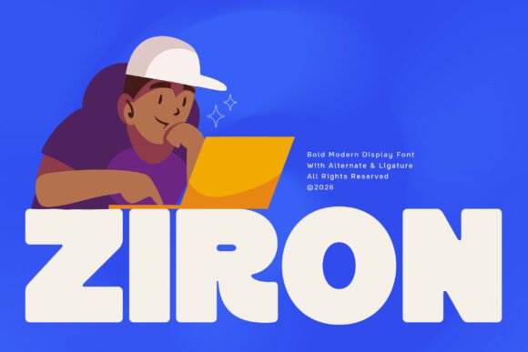 Ziron: A Bold Sans Serif Font for High-Impact Campaigns